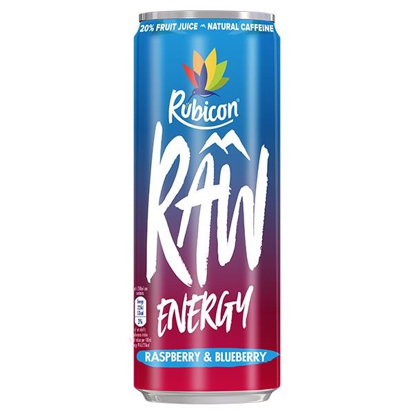 RUBICON RAW RASPB&BLUEB 250X12